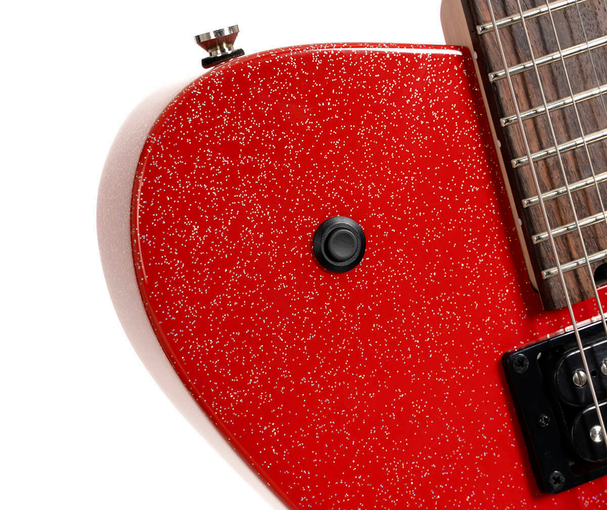 Cort Matthew Bellamy Mbm2h Meta Signature 2h Ht Lau - Red Sparkle - Guitare Électrique Forme Tel - Variation 4