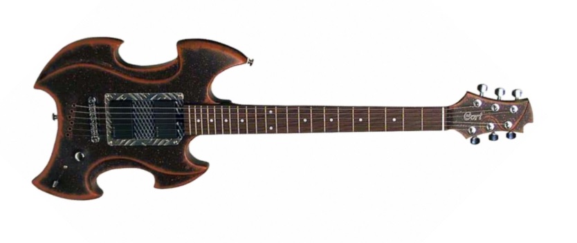 Cort Moscato 2 Ltd Hh Emg Ht - Dark Brown - Guitare Électrique MÉtal - Variation 1