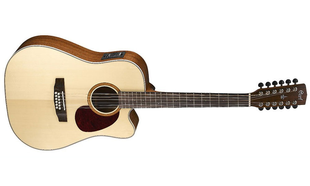 Cort Mr710f12 Dreadnought Cw 12c Epice Acajou Ova - Natural Satin - Guitare Electro Acoustique - Variation 1