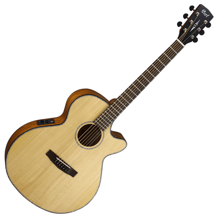 Cort Sfx-e Slim Body Cw Epicea Acajou Ova - Natural Satin - Guitare Electro Acoustique - Variation 1