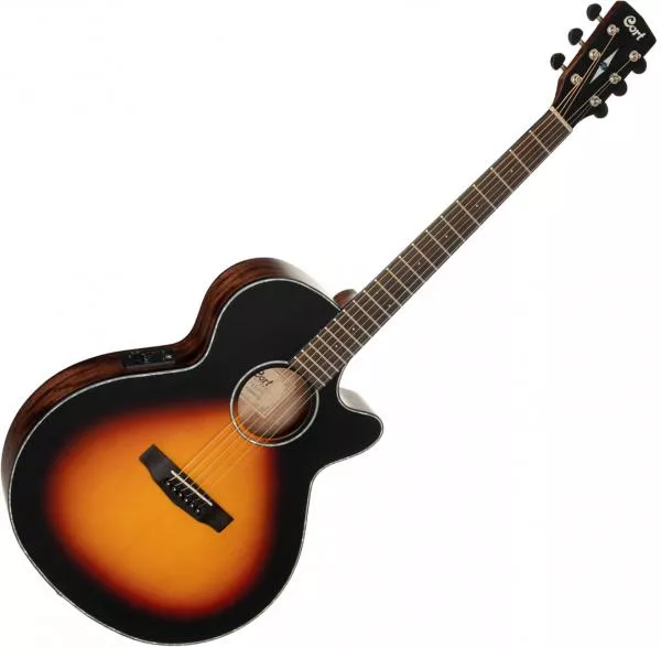 Guitare acoustique Cort SFX-E - 3 tone satin sunburst