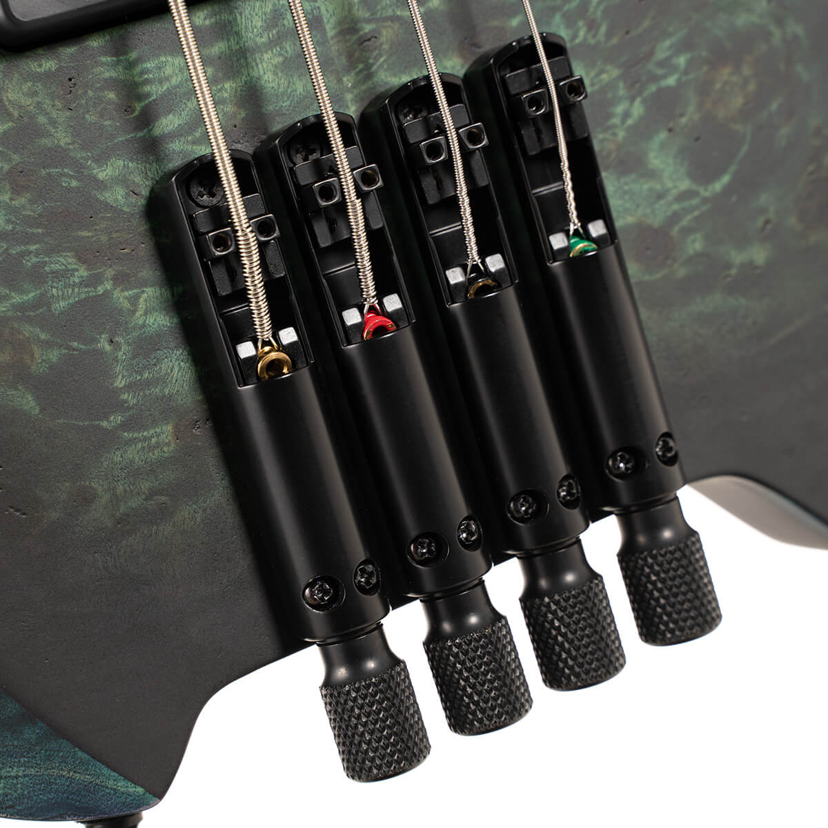 Cort Space 4c Artisan Active Bartolini Mn - Star Dust Green - Basse Électrique Solid Body - Variation 4