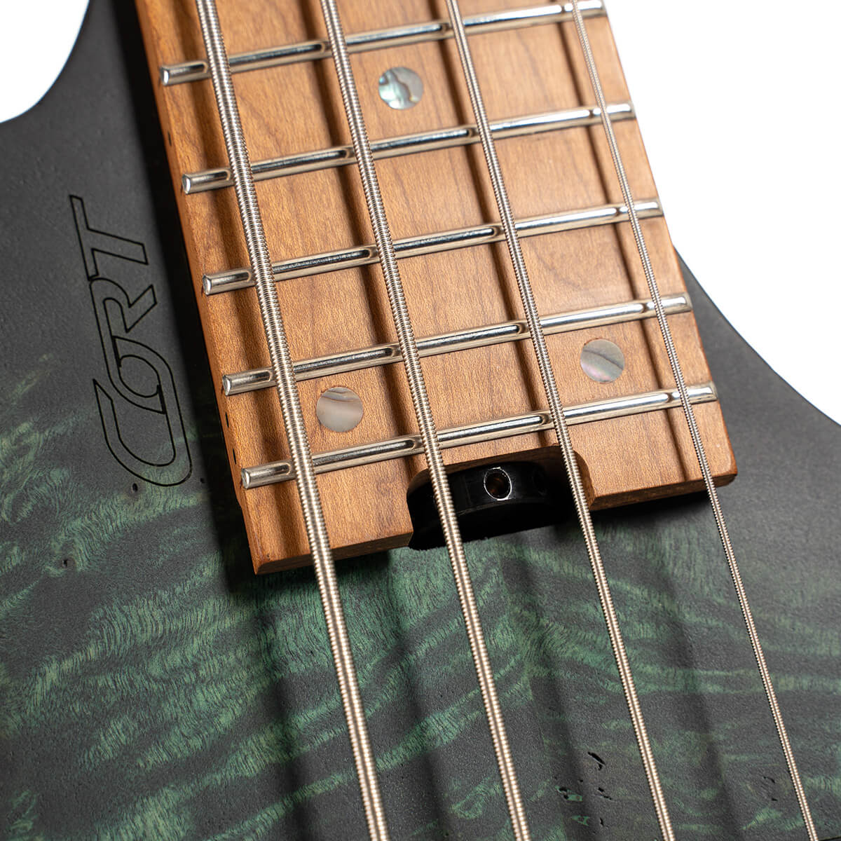 Cort Space 4c Artisan Active Bartolini Mn - Star Dust Green - Basse Électrique Solid Body - Variation 6