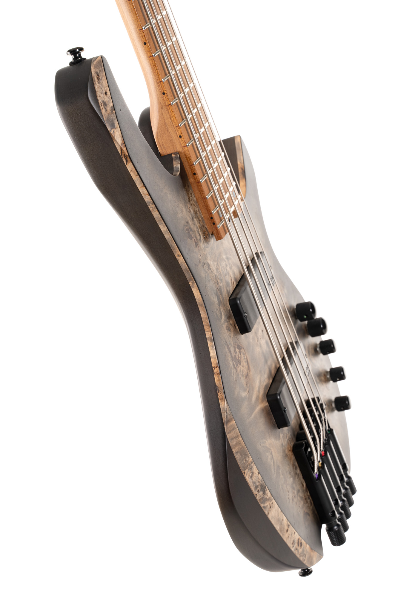 Cort Space 5 5-cordes Bartolini Mn - Star Dust Black - Basse Électrique Solid Body - Variation 1