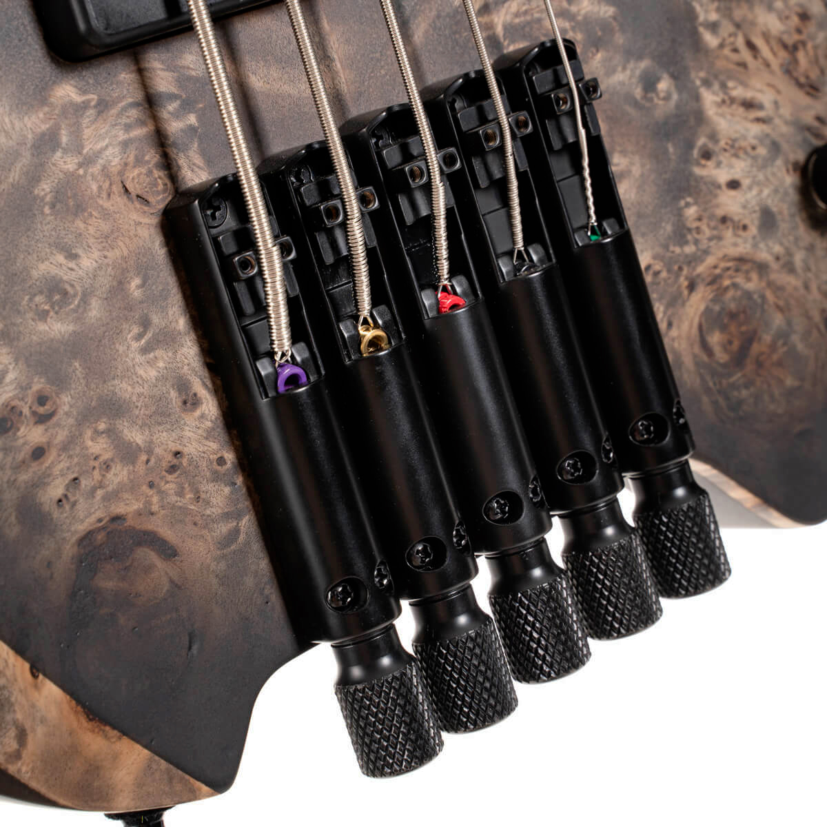 Cort Space 5c Artisan Active Bartolini Mn - Matte Star Dust Black - Basse Électrique Solid Body - Variation 10