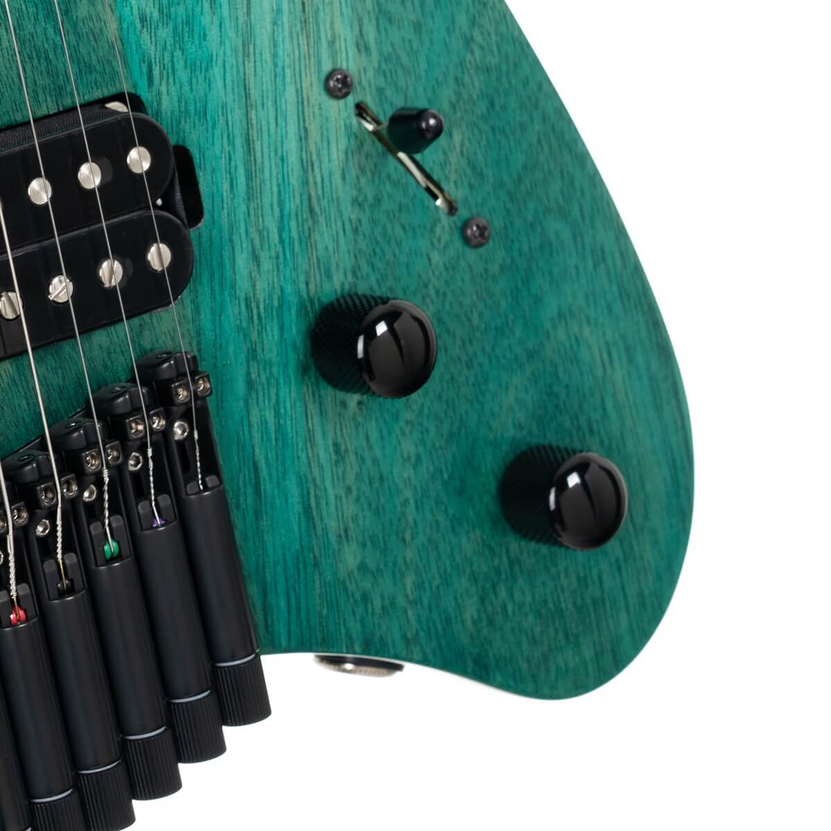 Cort Space G6ms Multiscale 2h Ht Mn - Semi Gloss Turquoise - Guitare Électrique Multi-scale - Variation 4