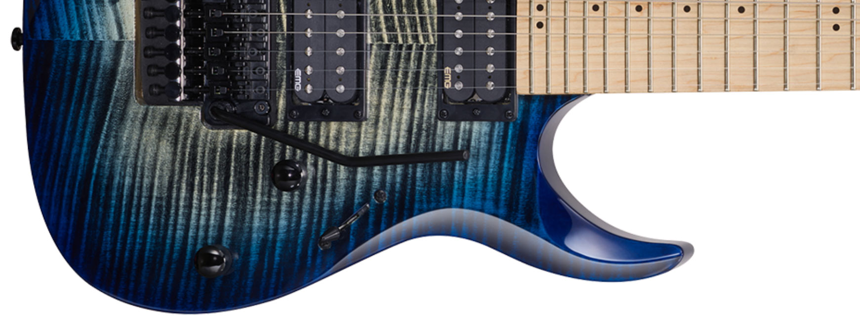 Cort X300 Fr Hh Mn - Blue Burst - Guitare Électrique Forme Str - Variation 1