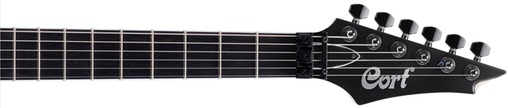 Cort X500 Fr Hh Eb - Open Pore Jean Burst - Guitare Électrique Forme Str - Variation 2