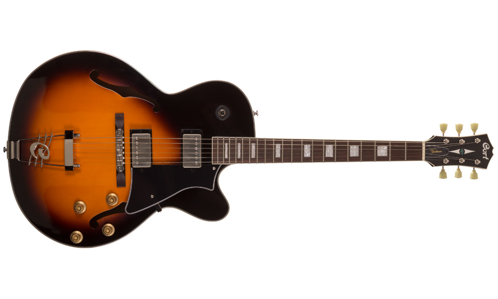 Cort Yorktown Tab Hh Ht - Tobacco Burst - Guitare Électrique 3/4 Caisse & Jazz - Variation 1