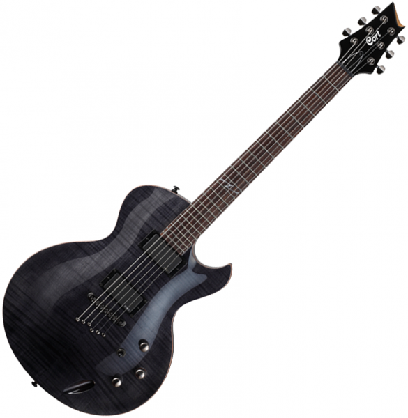 Guitare électrique solid body Cort ZCustom2 TBK black noir
