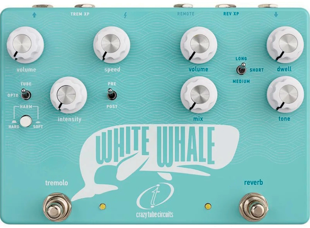Crazy Tube Circuit White Whale Reverb V2 - PÉdale Reverb / Delay / Echo - Main picture