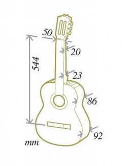 Cuenca 40-r 4/4 Cedre Palissandre Rw - Natural - Guitare Classique Format 4/4 - Variation 1