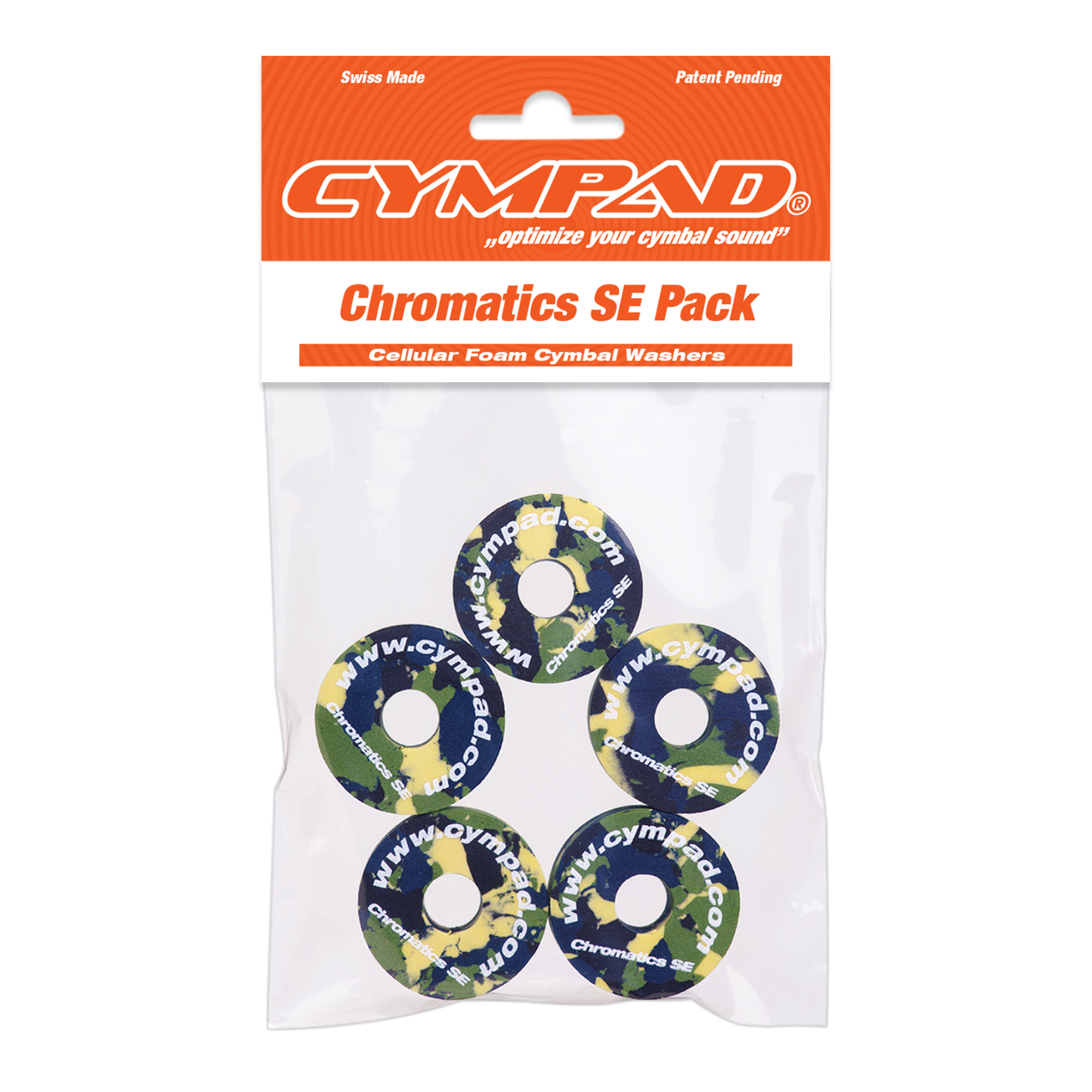 Cympad Set 5 Pads Cympad Chromatics Camouflage - Rondelle Batterie - Variation 3