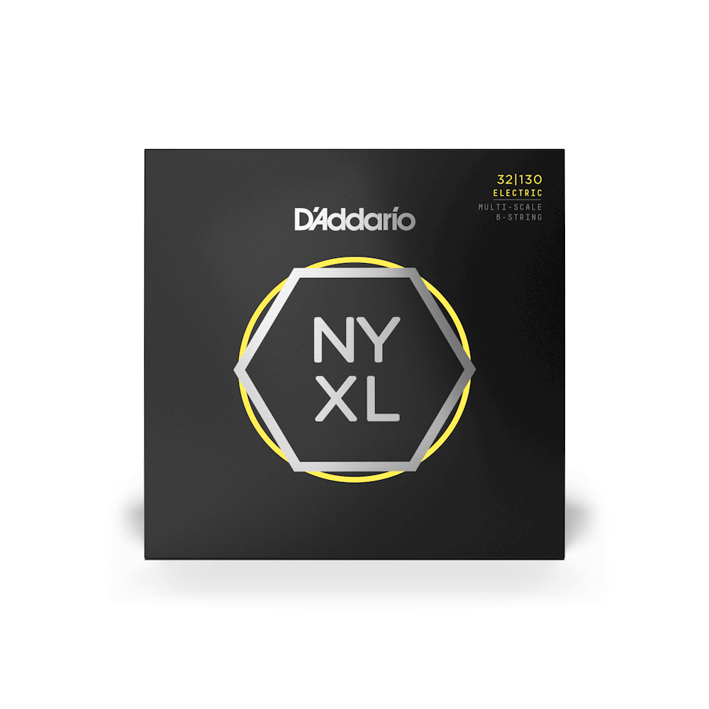 D'addario Jeu De 6 Cordes 32-130 Hybrid Light 6-string, Multiscale, Nyxl Bass Guitar Strings - Cordes Guitare Électrique - Variation 1
