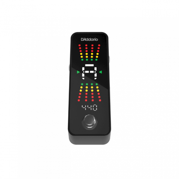 Mini Pédale Tuner Chromatique - True Bypass, écran LCD, Précision ±1 Cent, Alimentation 9V, Métal