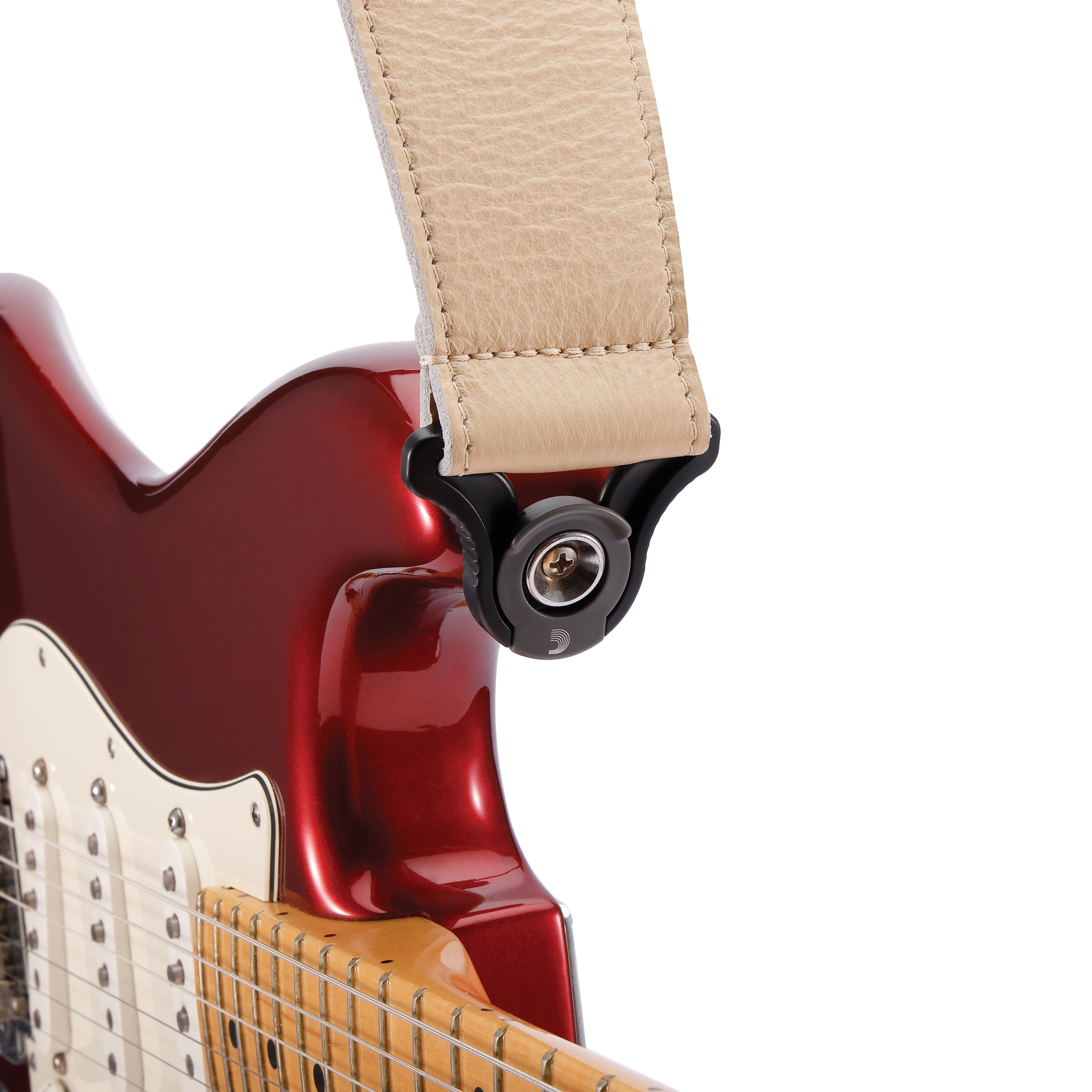 D'addario Auto Lock Cuir Guitar Strap Tan Largeur 6,3 Cm - Sangle Courroie - Variation 3