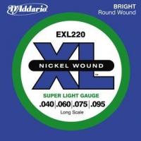 EXL220 Bass(4) Nickel Wound 40-95 - jeu de 4 cordes