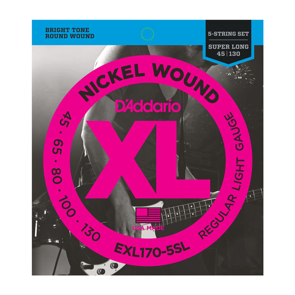 D'Addario EXL156 Jeu De 6 Cordes Pour Guitare Électrique / Basse Fender VI 24-84