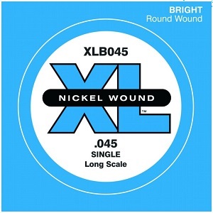 D'addario Corde Au DÉtail Xlb045 Bass (1) Xl Nickel Wound 045 Long Scale - Cordes Basse Électrique - Variation 1