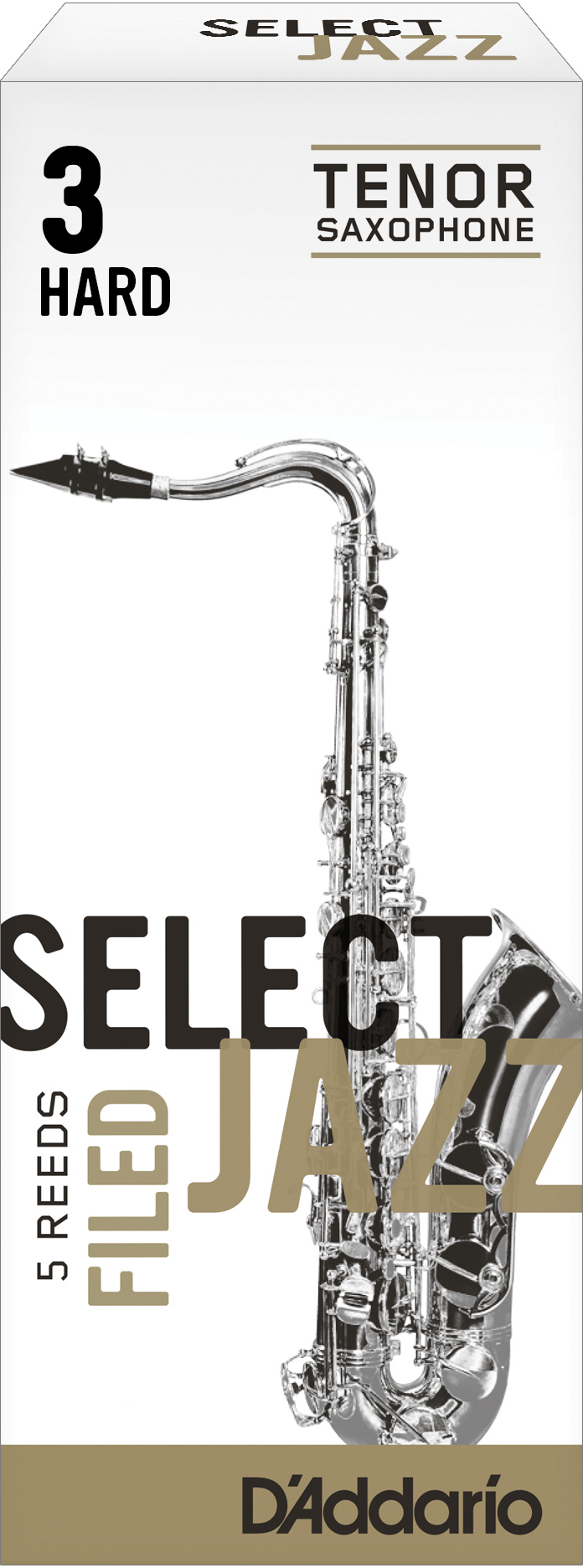 D'Addario Anches Saxophone Soprano Organic Jazz - Force 2 Medium - Coupe Américaine - Pack De 3