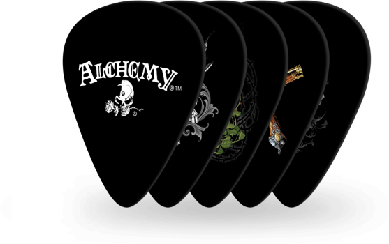 D'addario 1cwh4-01al Alchemy Picks Skull Collection - MÉdiator & Onglet - Main picture