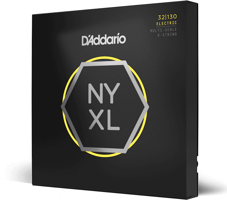 D'addario Jeu De 6 Cordes 32-130 Hybrid Light 6-string, Multiscale, Nyxl Bass Guitar Strings - Cordes Guitare Électrique - Main picture