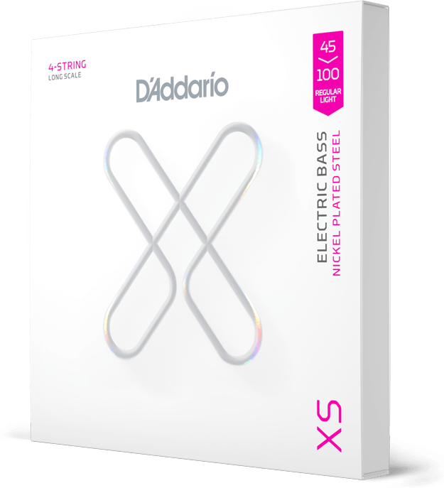 D'addario Jeu De 4 Cordes 45-100 Regular Light, Long Scale Coated Bass Strings - Cordes Guitare Électrique - Main picture