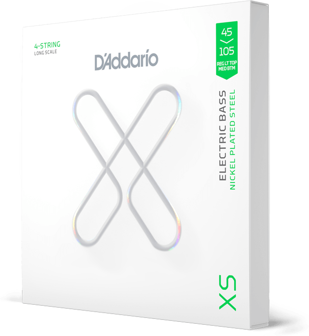 D'addario 45-105 Light Top Medium Bottom, Long Scale Coated Bass Strings - Cordes Guitare Électrique - Main picture