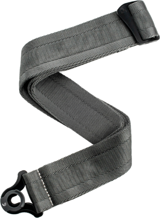 D'addario 50bal09 Auto Lock Guitar Strap, Metal Grey - Sangle Courroie - Main picture