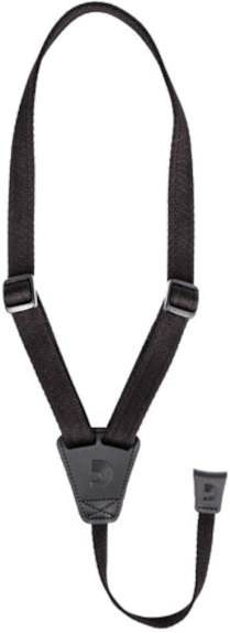 D'addario Eco-comfort Ukulele Strap Black - Sangle Ukulele & Mandoline - Main picture