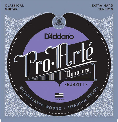 D'addario Jeu De 6 Cordes Ej44t Pro Arte Classical Dynacore - Extra Hard Tension - Cordes Guitare Classique Nylon - Main picture