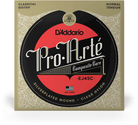 D'addario Jeu De 6 Cordes Ej45c Pro Arte Classical Composite Core - Normal Tension - Cordes Guitare Classique Nylon - Main picture