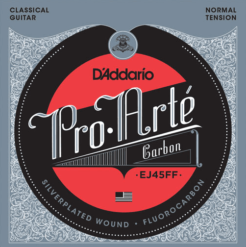 D'addario Ej45ff Pro-artÉ Carbon, Dynacore Basses, Normal Tension - Cordes Guitare Classique Nylon - Main picture