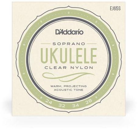 Cordes ukelele  D'addario EJ65S Pro Arte UKULELE Custom Extruded Soprano - Jeu de 4 cordes