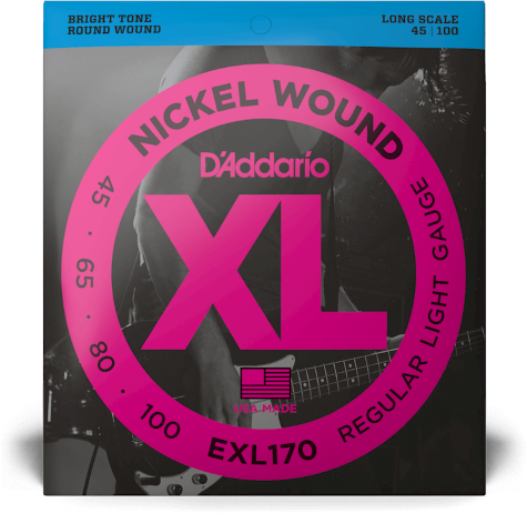 D'addario Exl170 Nickel Wound Bass, Light, 45-100, Long Scale - Cordes Basse Électrique - Main picture