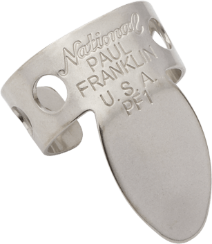 D'addario Np2-04pf Paul Franklin National Finger Picks, Nickel 4-pack - MÉdiator & Onglet - Main picture