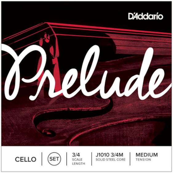 D'addario Prelude J1010  3/4m Jeu De Cordes Pour Violoncelle 3/4 Medium - Cordes Violoncelle - Main picture