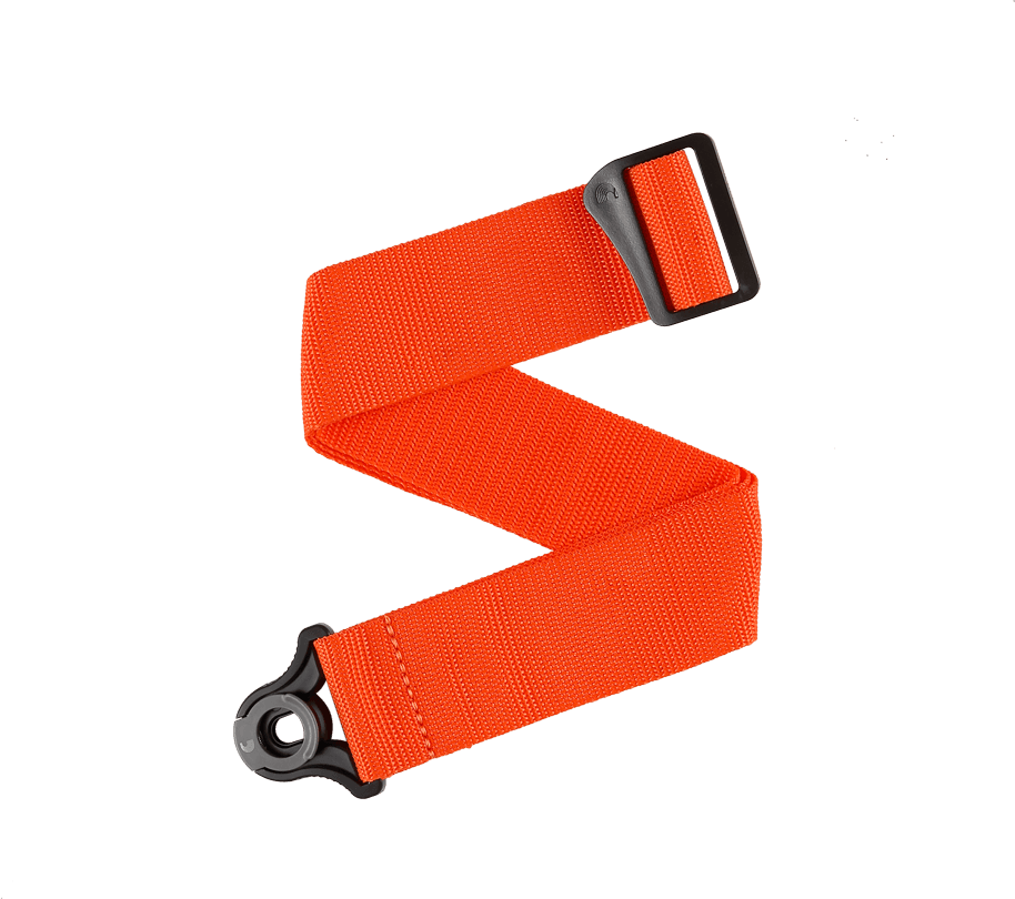 D'addario Sangle Auto Lock Pour Guitare, Orange - Sangle Courroie - Main picture