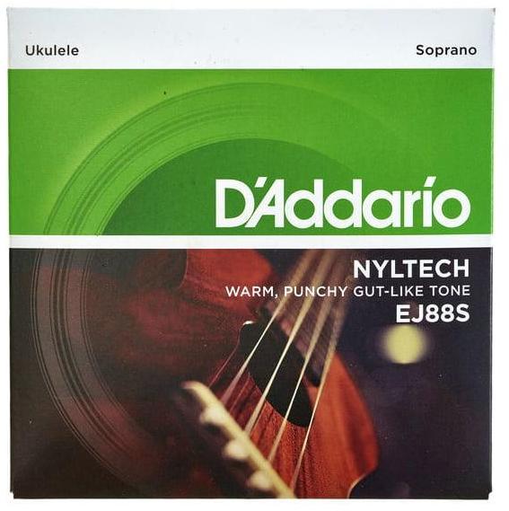 Cordes ukelele  D'addario Nyltech Ukulele Soprano 24-26 EJ88S - Jeu de 6 cordes
