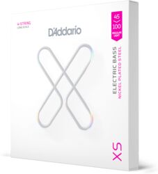 Cordes guitare électrique D'addario 45-100 Regular Light, Long Scale Coated Bass Strings - Jeu de 4 cordes