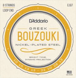 Corde bouzouki D'addario CDD EJ97 - Bouzouki Grec - Jeu de 6 cordes