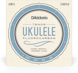 Cordes ukelele  D'addario EJ99TLG Pro-Arte Carbon Ukulele Tenor Low G - Jeu de 4 cordes