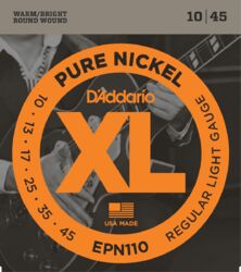 Cordes guitare électrique D'addario EPN110 010/045 - Jeu de 6 cordes