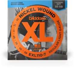 EXL110-7 Nickel Wound, 7-String, Regular Light, 10-59