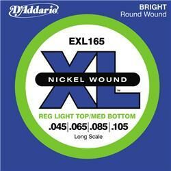 EXL165 Nickel Wound Electric Bass 45-105 - jeu de 4 cordes
