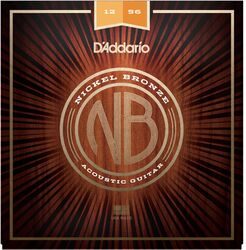 NB1256 Acoustic Nickel Bronze Set 12-56 - jeu de 6 cordes