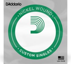 Cordes guitare acoustique D'addario NW049 Electric (1) XL Nickel Wound 049 - Corde au détail