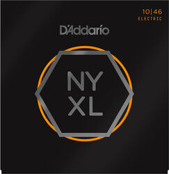 Cordes guitare électrique D'addario NYXL1046 Nickel Wound - Regular Light 10-46 - Jeu de 6 cordes