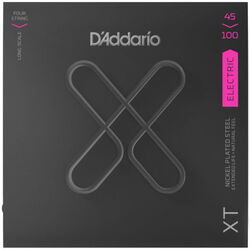 Cordes basse électrique D'addario XTB45100 Electric Bass 4-String Set NPS Long Scale 45-100 - Jeu de 4 cordes