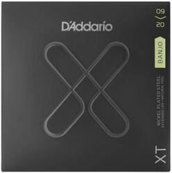 Corde banjo D'addario XTJ0920 5-String Banjo Nickel Plated Steel 09-20 - Jeu de 6 cordes